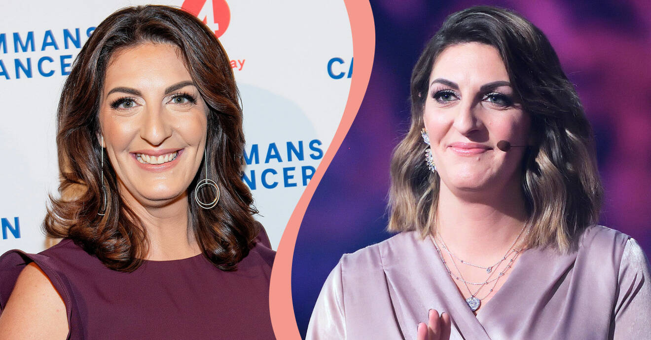 Delad bild. Till vänster syns Soraya Lavasani på galan Tillsammans mot cancer 2019. Till höger syns hon som konferencier på samma gala 2020.