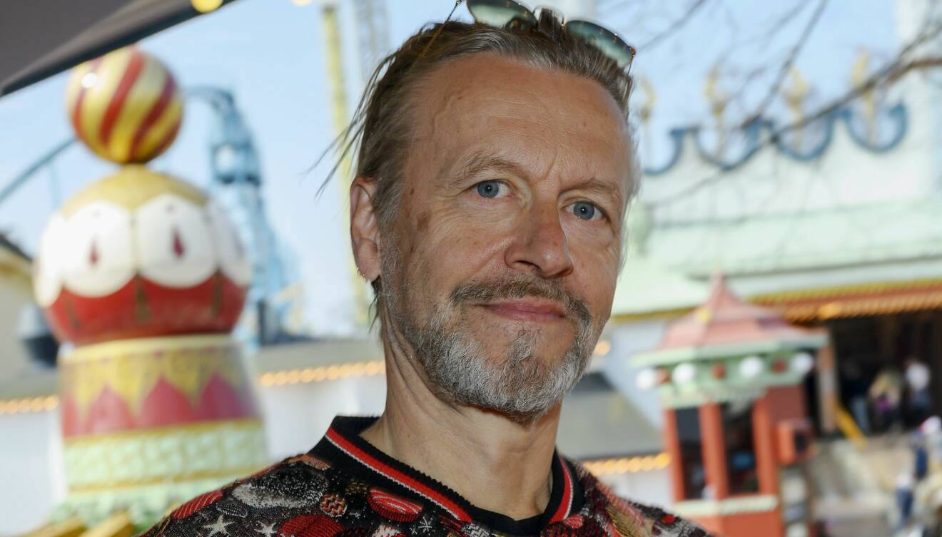 Ernst Billgren på öppningen av Gröna lund 2019.