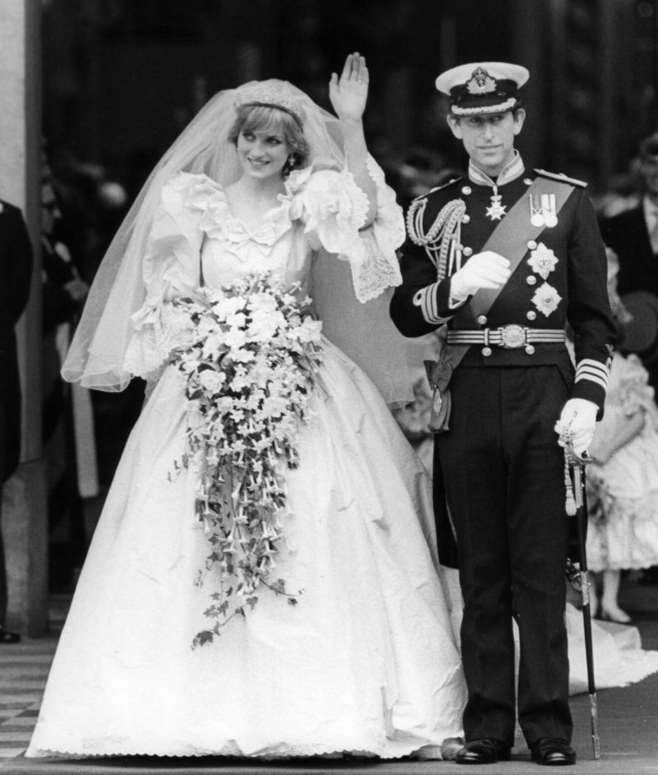Lady Diana Spencer och prins Charles