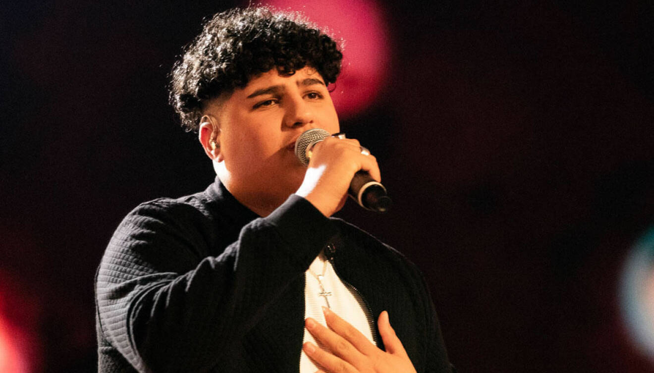 Gabriel Abdulahad sjunger under kvalveckan i Idol 2020.