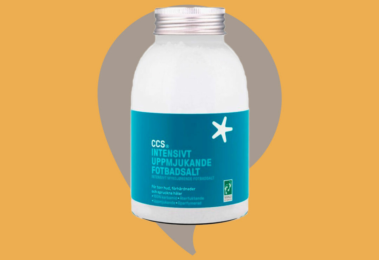Badsalt fötterna CCS