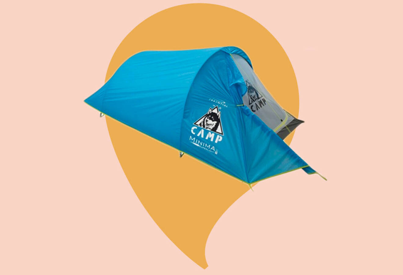 Blått tält från Camp Minima