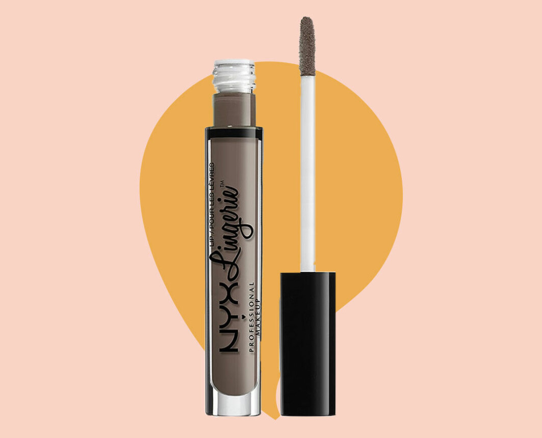 Ett läppstift från Nyx i brunt.