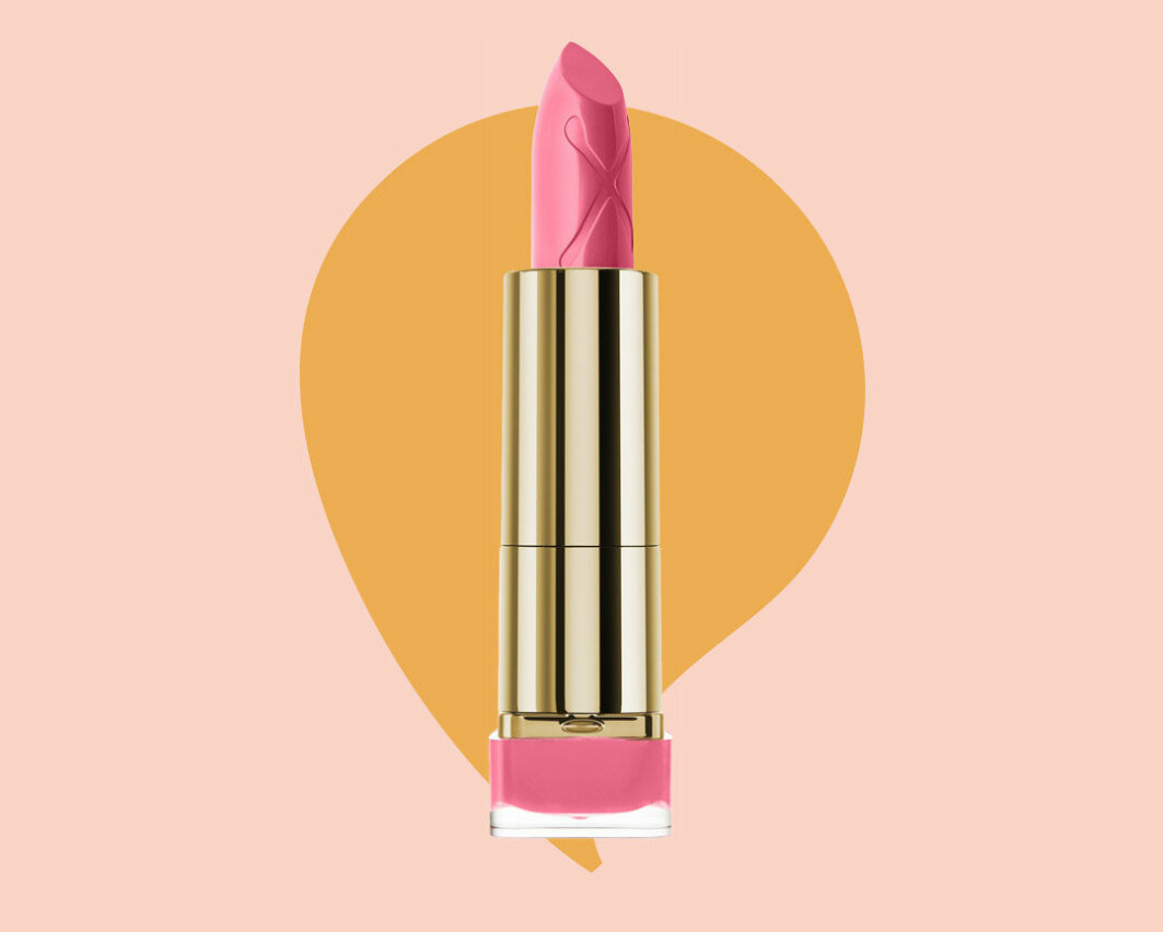 Ett rosa läppstift från Max Factor.