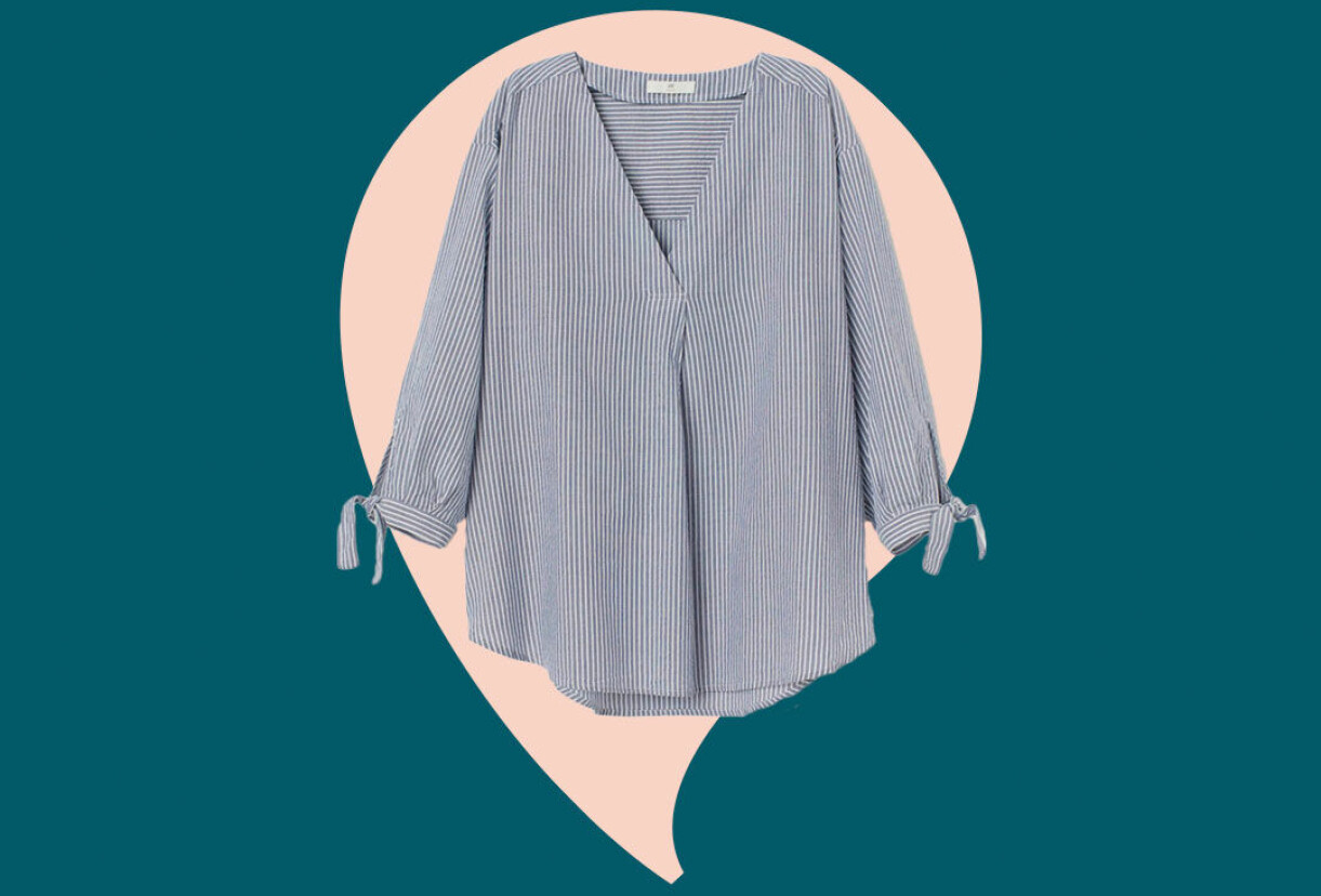 Randig blus från H&M