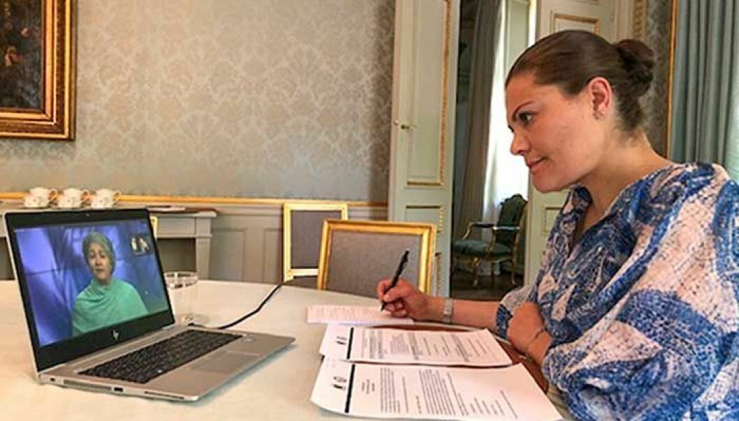 Foto: Kungliga hovstaterna Kronprinsessan Victoria