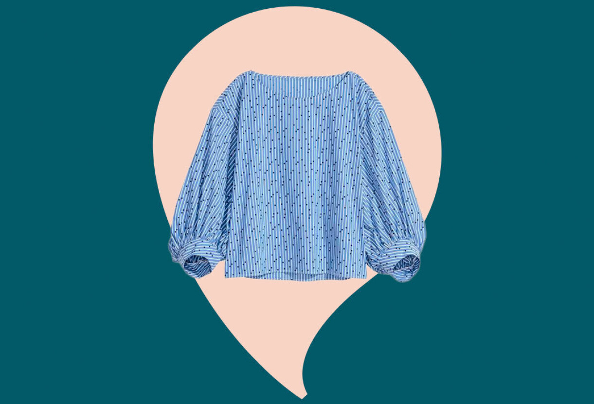 Randig blus från H&M