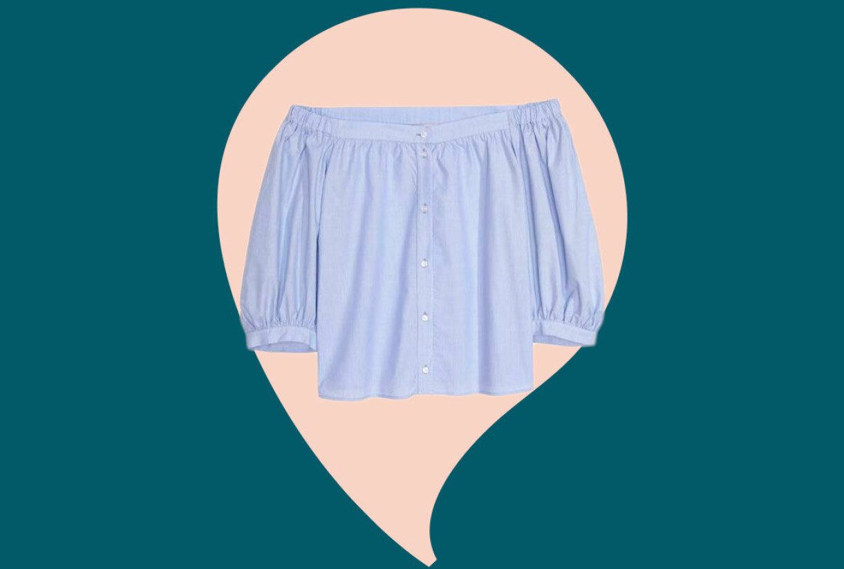 Ljuslila blus från H&M