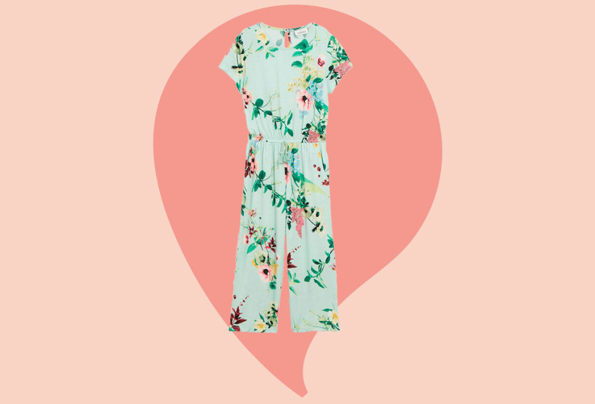 Blommig byxdress från Kappahl