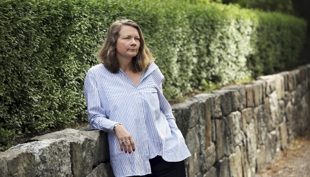 Moa Herngren skriver gärna om relationer. Foto: Stefan Nilsson Moa Herngren skriver gärna om relationer.