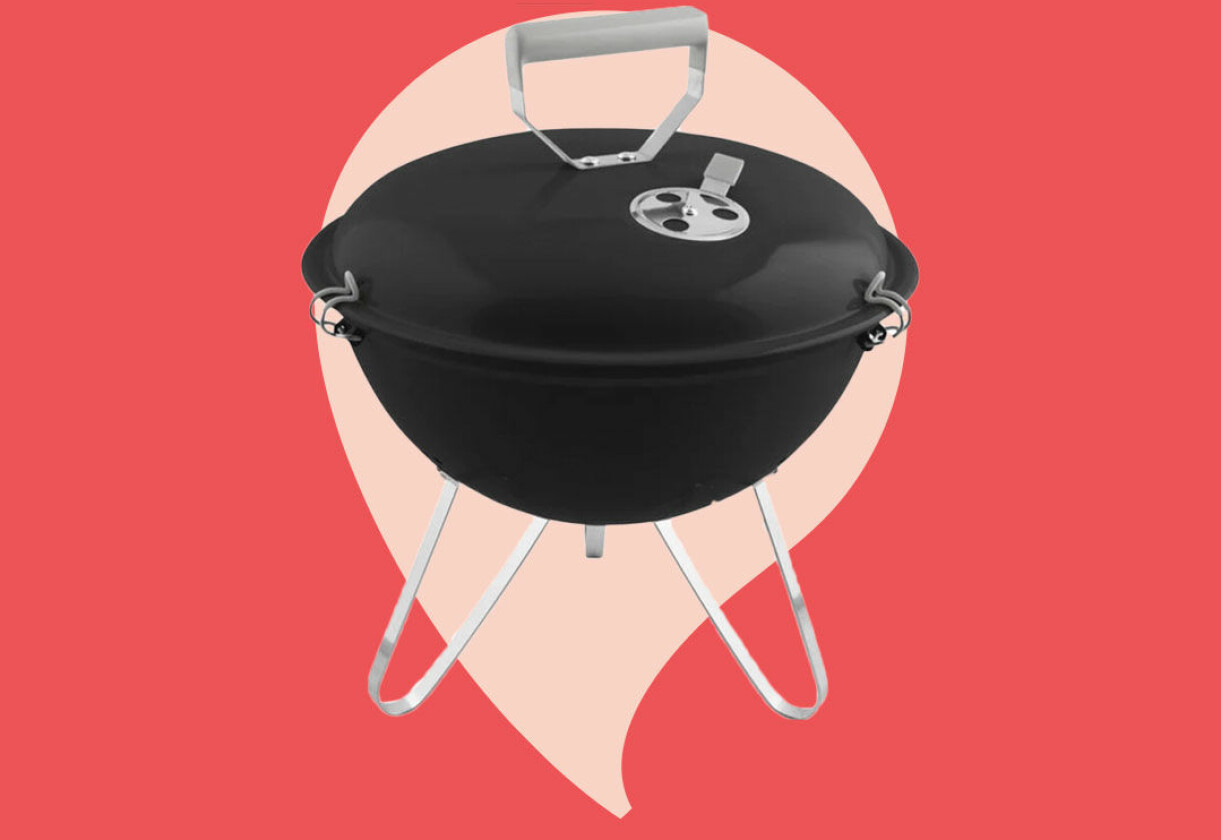 Bärbar klotgrill