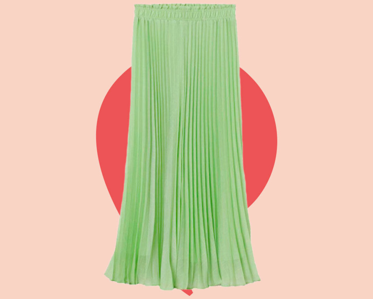 Plisserad kjol från H&M