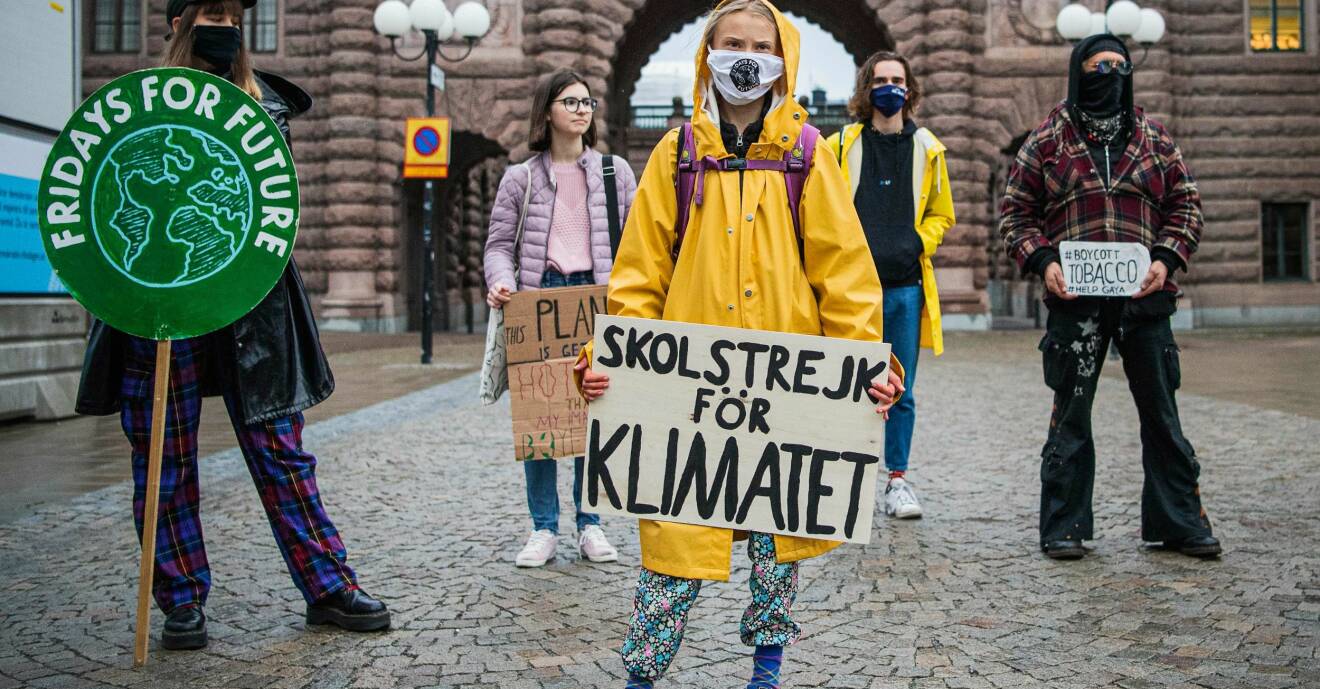 Skolstrejk för klimatet.
