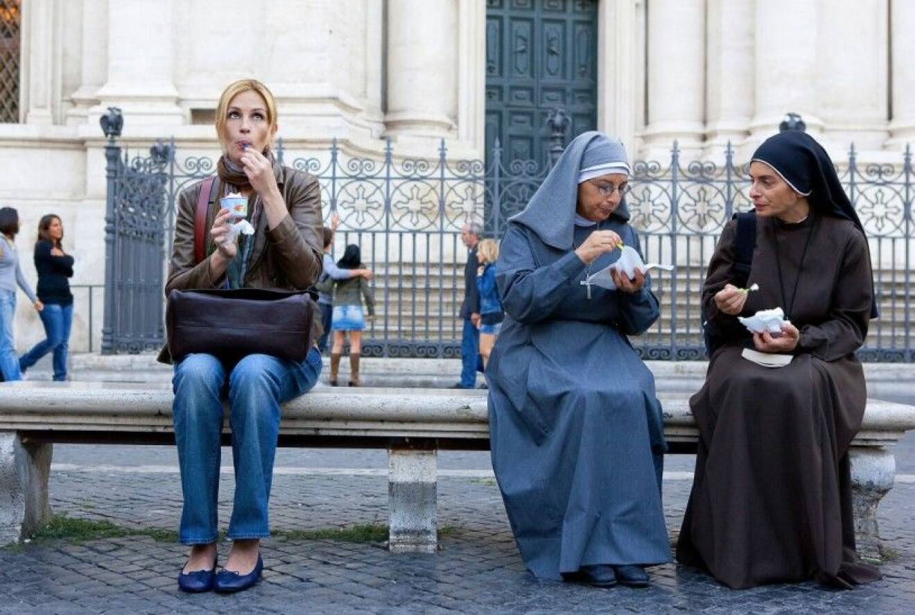 Julia Roberts som Liz Gilbert i filmen Eat, pray, love från 2010.