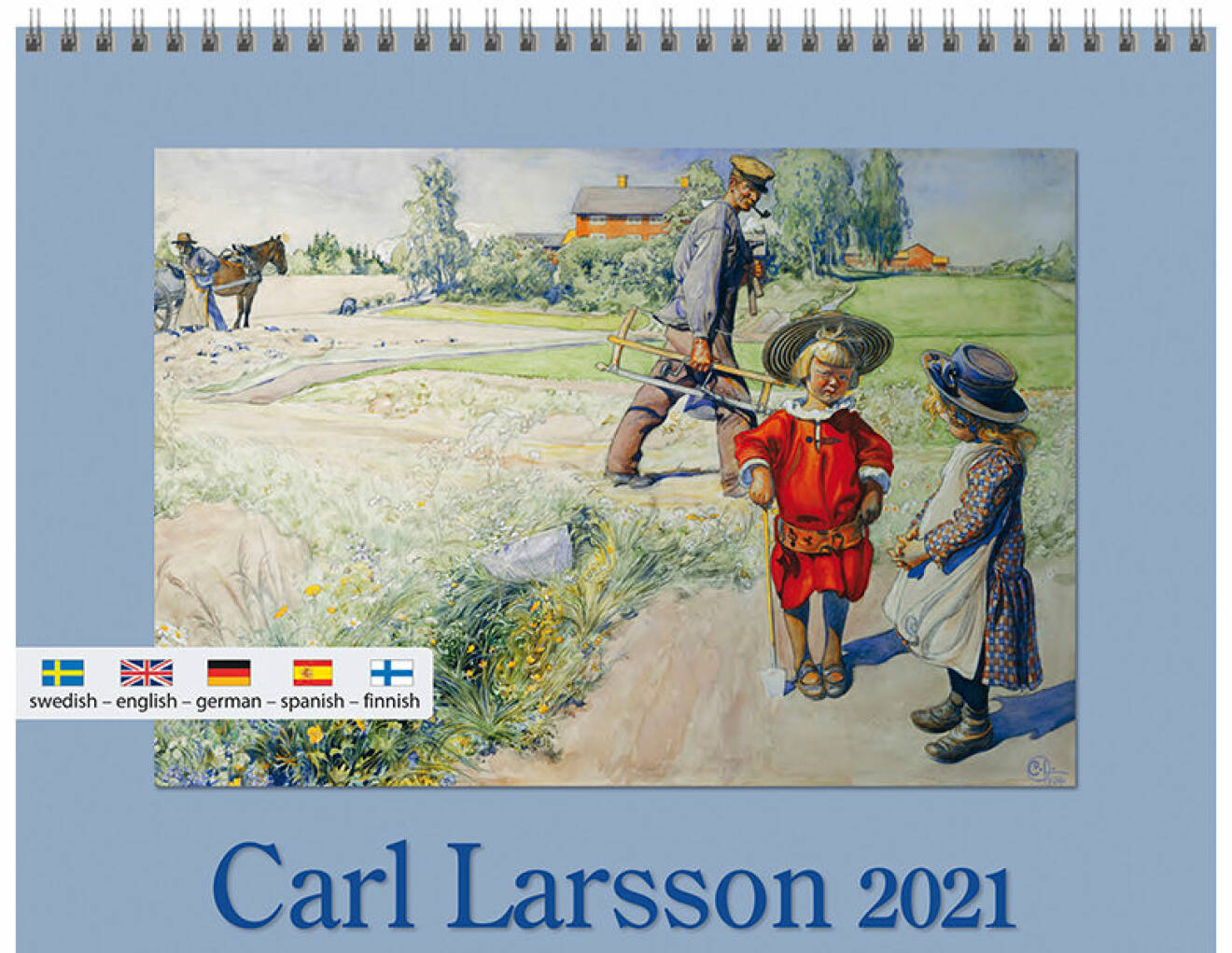 Carl Larsson väggkalender 2021.