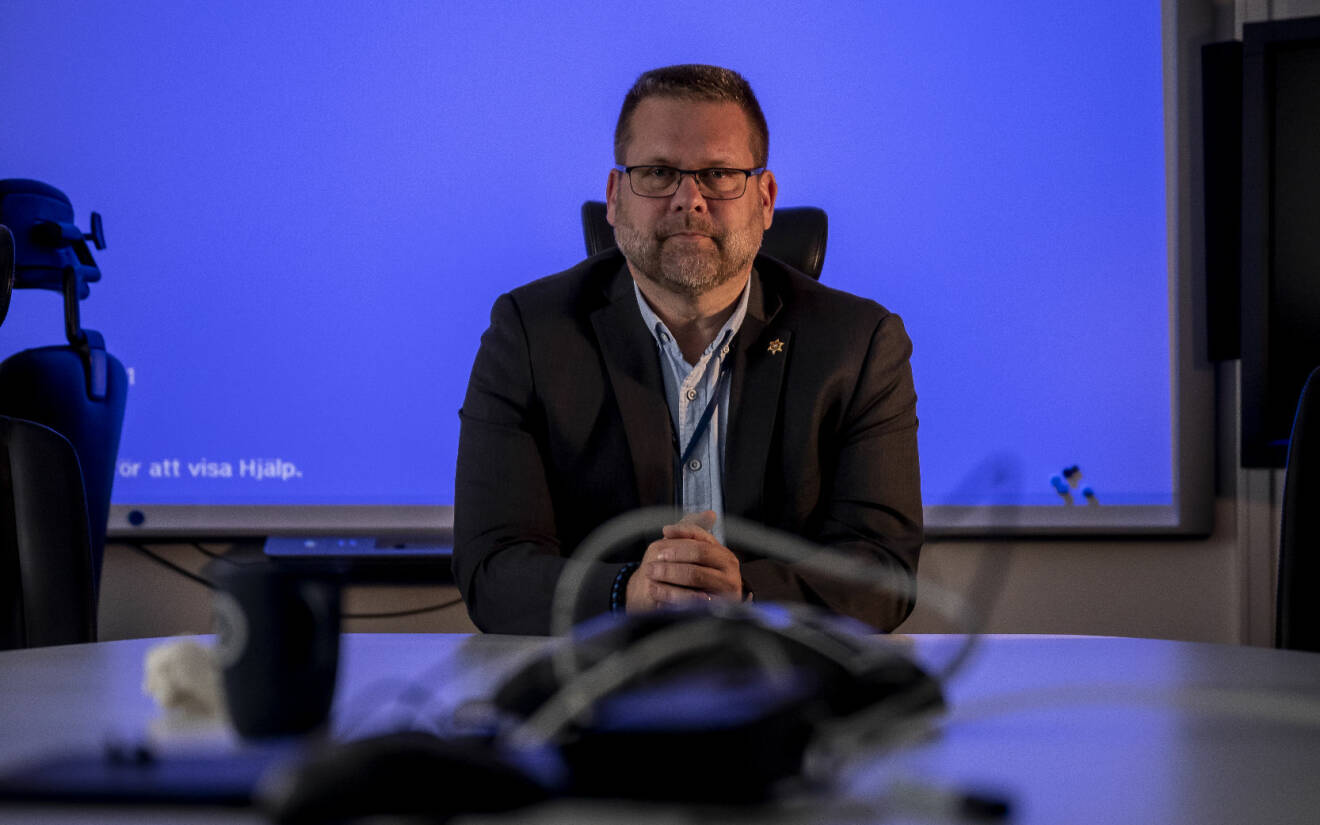 Lars Bröms är chef för de seniora poliserna på grova brott-avdelningen i Stockholm.
