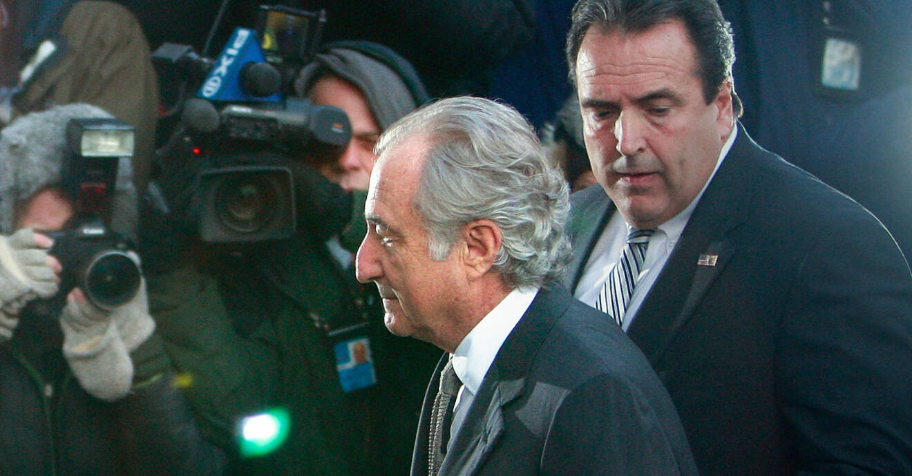 Bernie Madoff på väg till rättegången