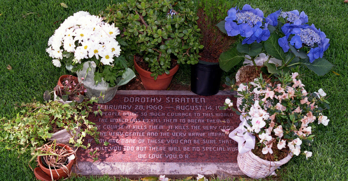 Dorthy Strattens gravsten
