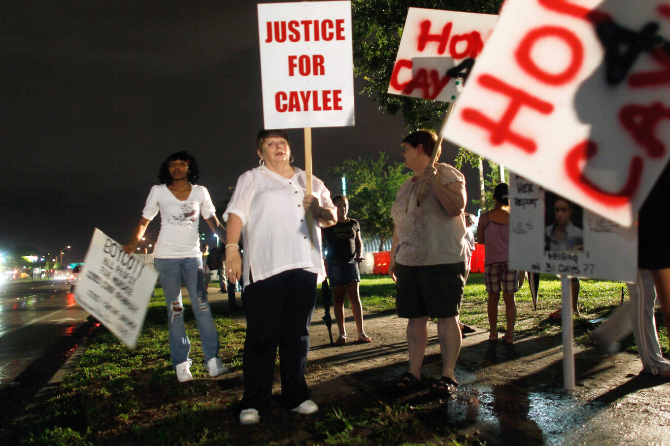Protester i Florida i samband med rättegång mot Casey Anthony