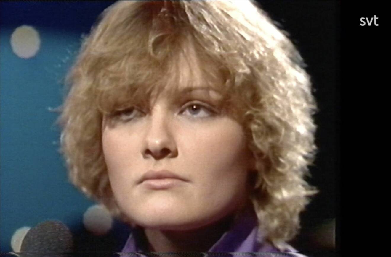 Eva Dahlgren i Melodifestivalen.