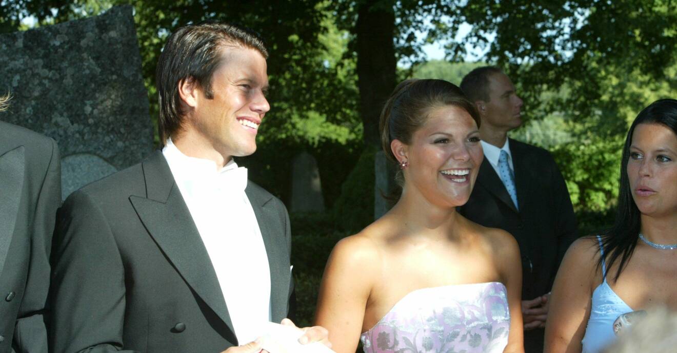 Victoria och Daniel på bröllop 2003