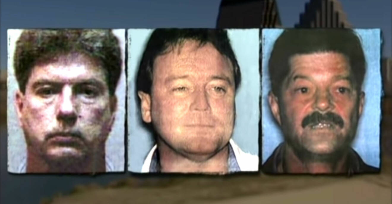 David Waters, Danny Fry, Gary Karr som befann sig i Austin när Madalyn Murray O'Hair mördades.