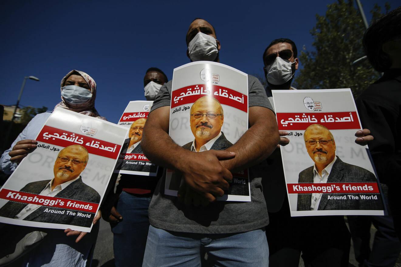 Demonstrationer efter Jamal Khashoggis försvinnande