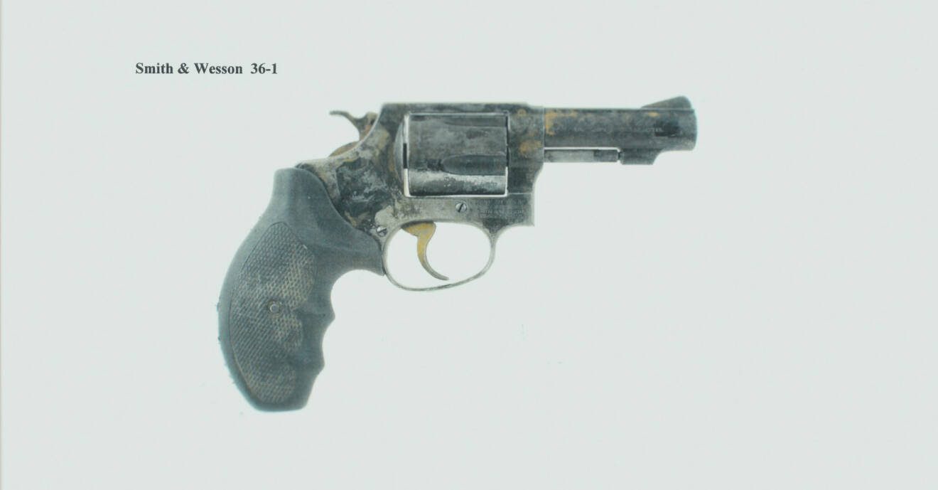 Revolver som användes vid mord och mordförsök i Knutby