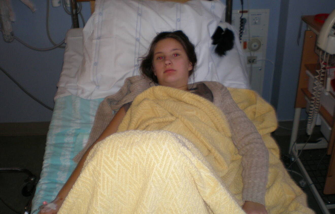 Sara Ingemarsson fick tillbringa fem veckor på sjukhus efter att hon blivit påkörd av bilen.