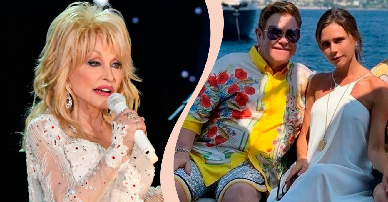 Dolly Parton är gudmor till Miley Cyrus. Elton John är gudfar till Victoria och David Bekhams barn Brooklyn och Romeo Beckham.