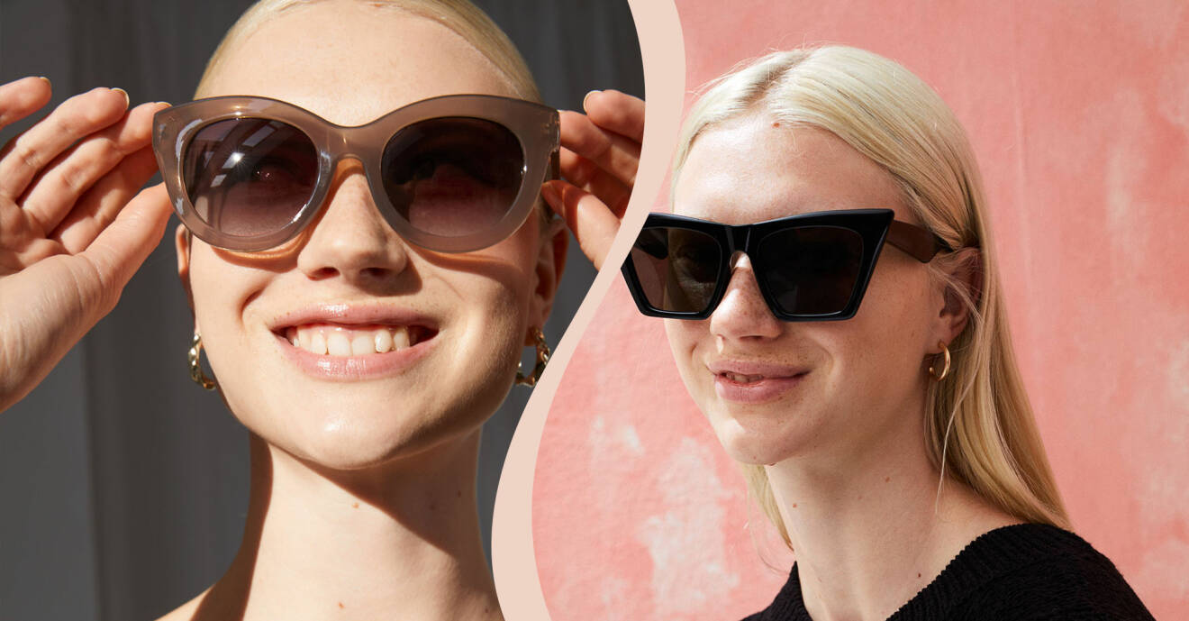 Bild på två tjejer med solglasögon på sig