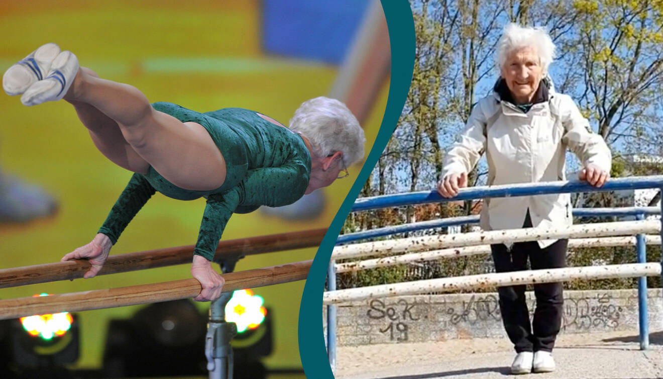 Johanna Quaas är världens äldsta gymnast och gör viral succé.