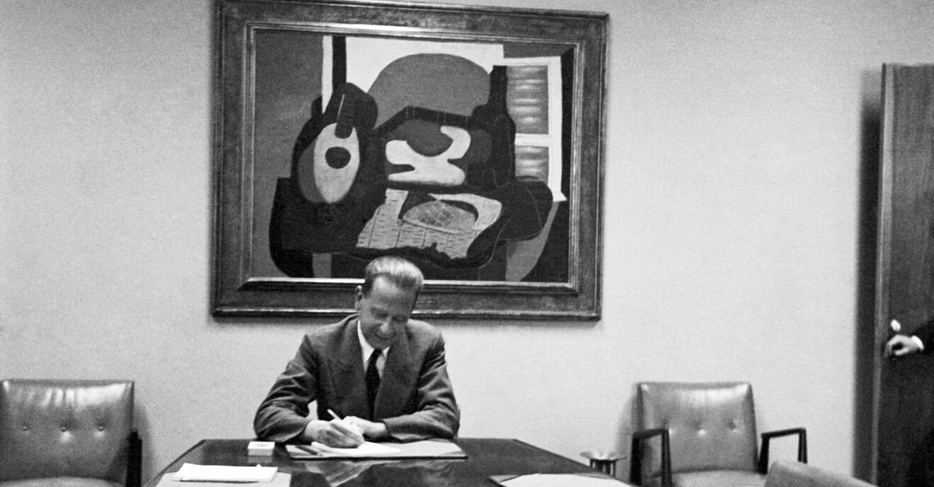 Dag Hammarskjölds kontor.