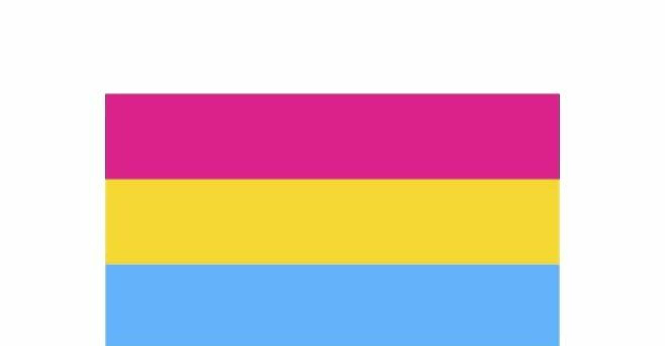 pansexuella pride-flaggan