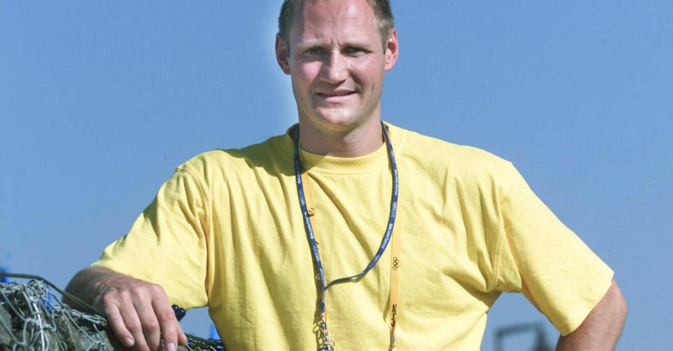 Handbollsspelaren Ola Lindgren.