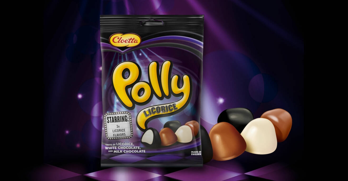 Polly lakrits, ny smak på populära godiset.