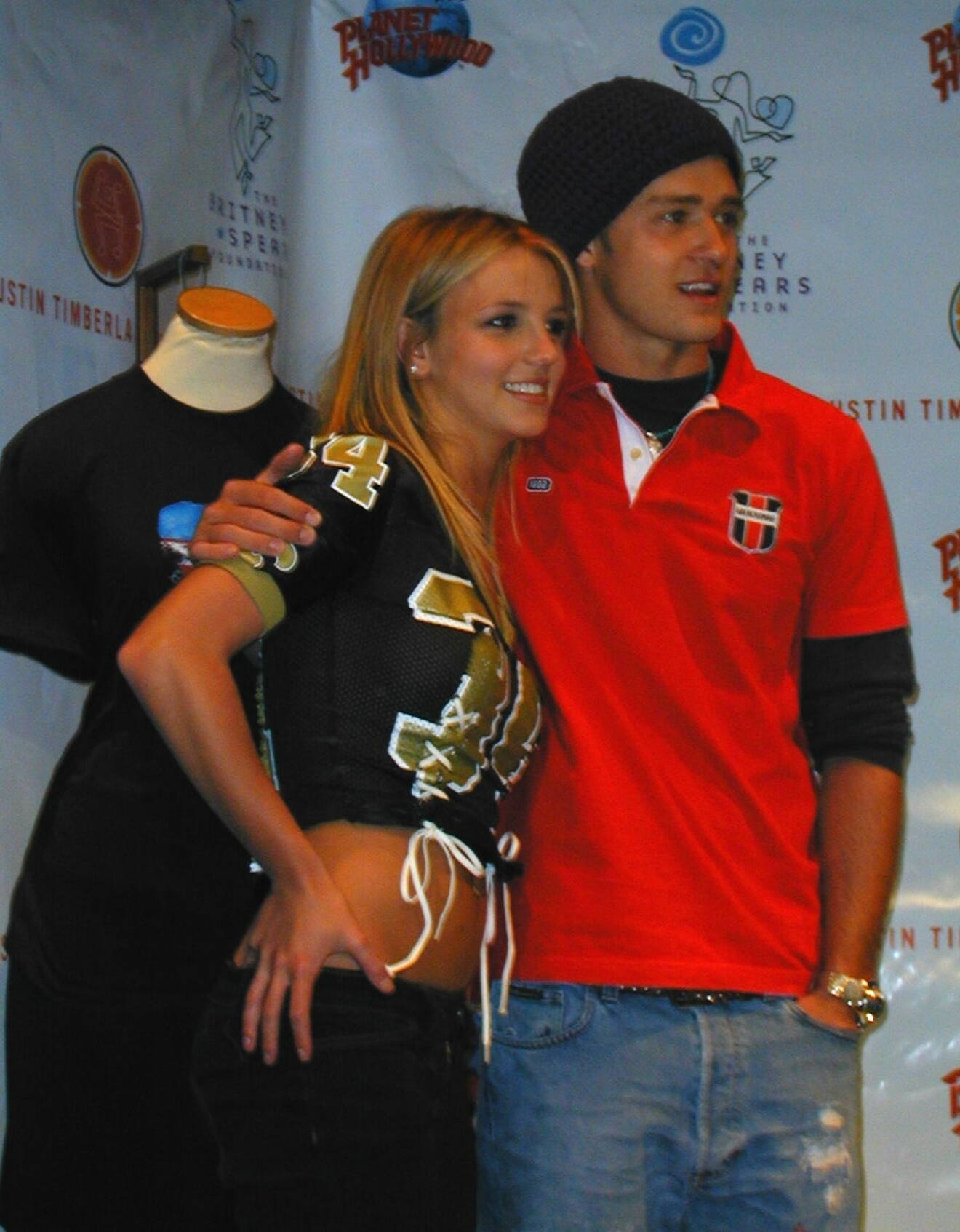 Artisterna Britney Spears och Justin Timberlake var ett par ett par år in på 2000-talet.