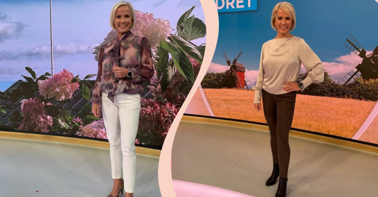 Väder-Ulrika kläder på TV4