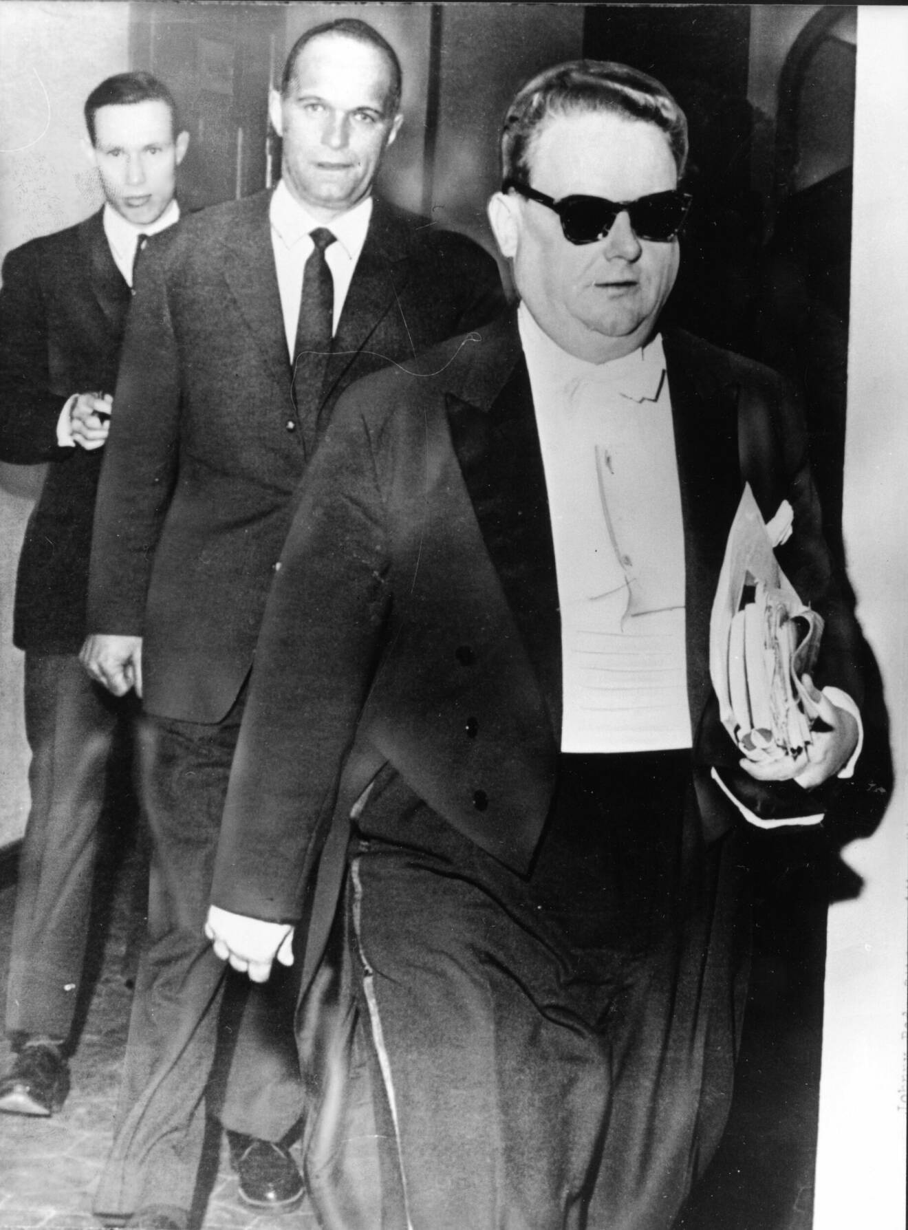 Johnny Bode inför rätta i sStockholm, 1962