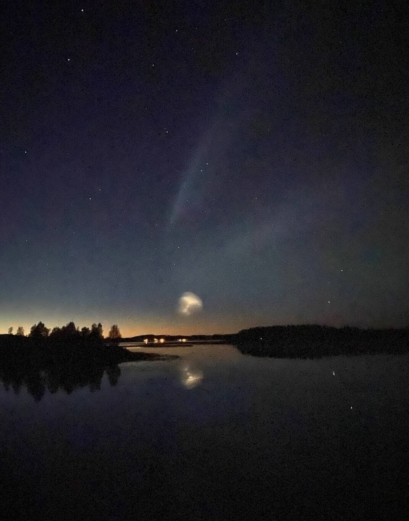Ljusfenomenet över Norrbotten i början av september.