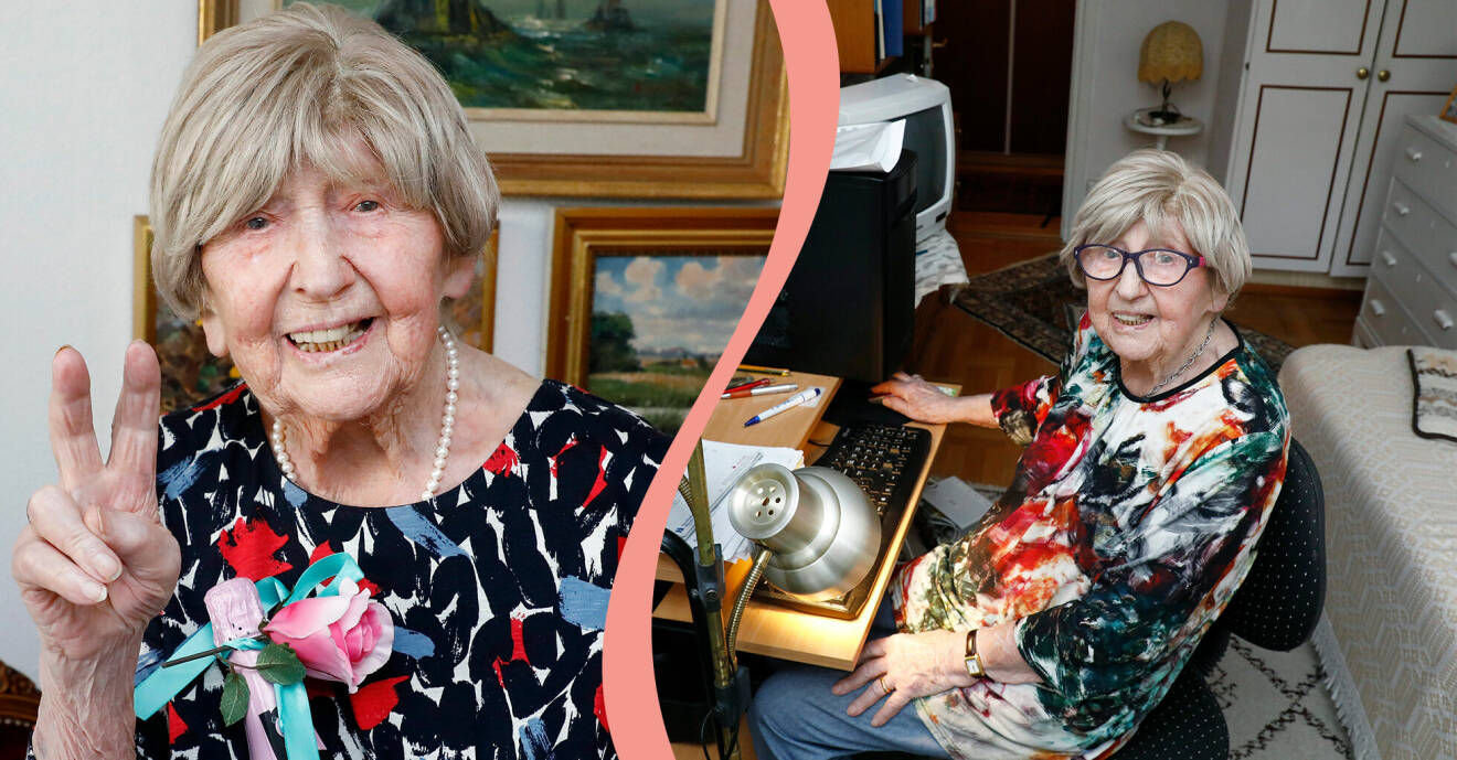 Dagny Carlsson, 109 år, bloggar igen efter ett halvsårs frånvaro.