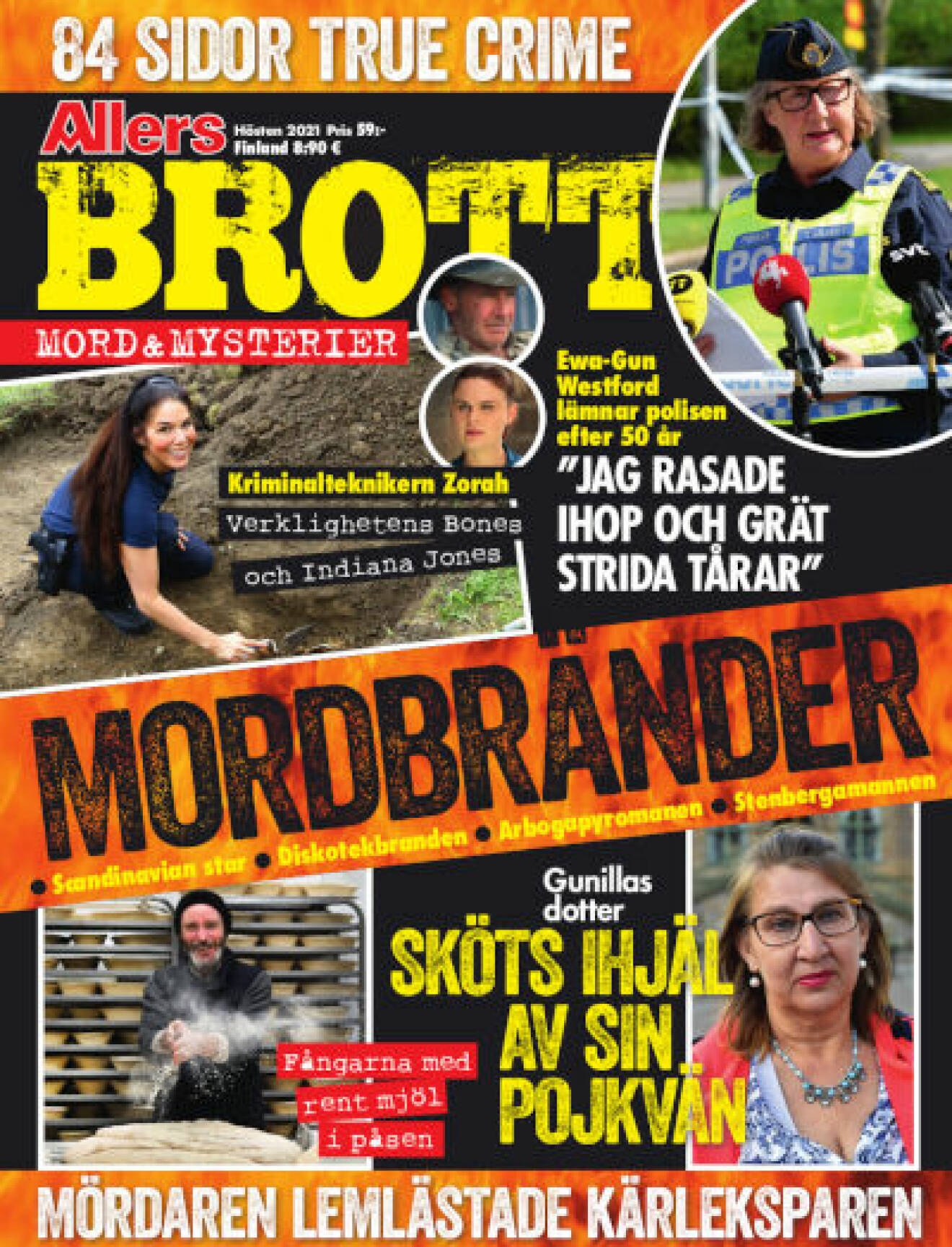 Tidningen Brott, mord och mysterier.