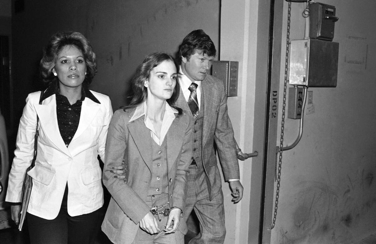 Patty Hearst under rättegången.
