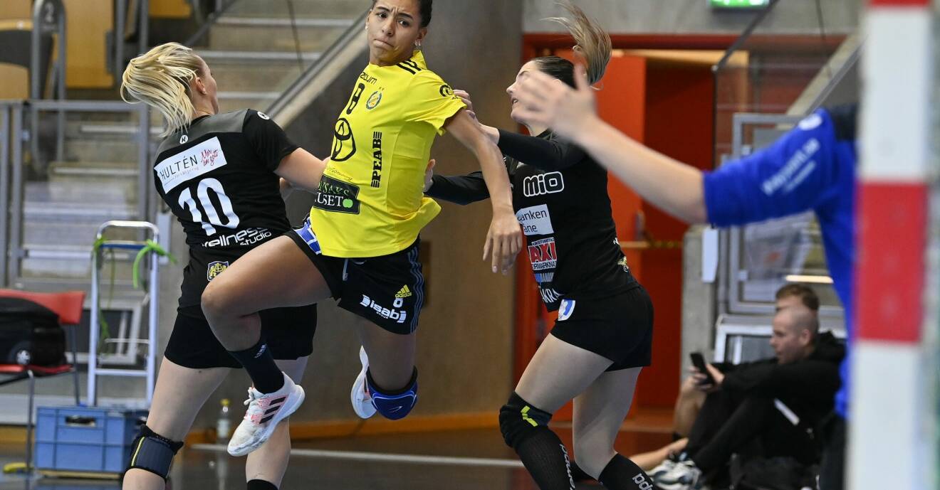 handbollsspelaren Jamina Roberts i IK Sävehof mot Kristianstad.