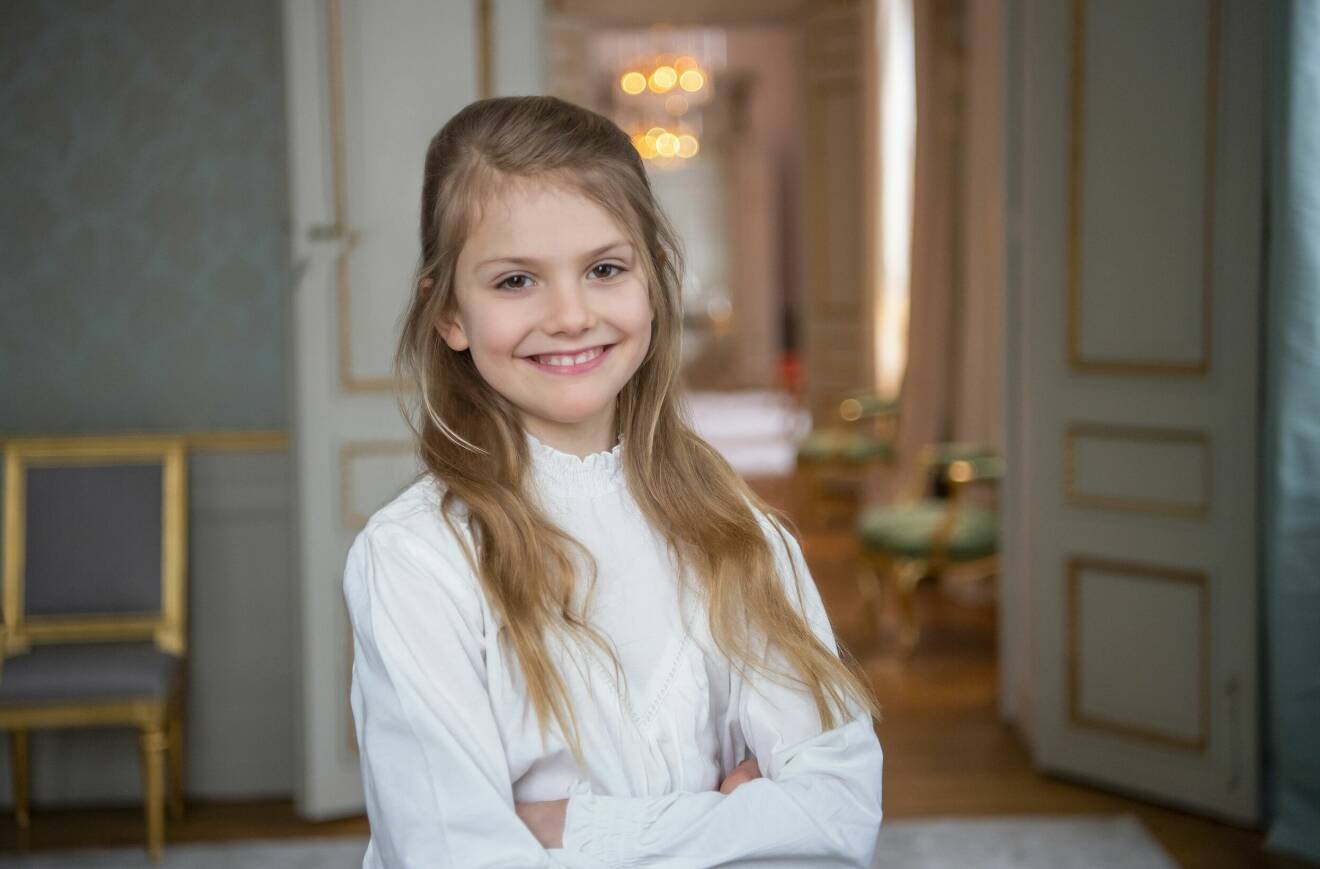 Prinsessan Estelle fyller 9 år.