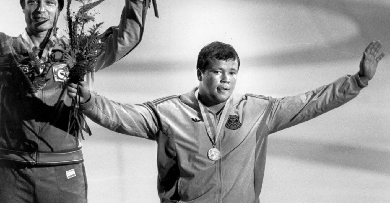 Tomas Johansson tar silver i OS 1984