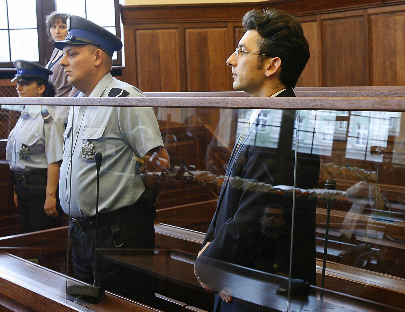 Författaren Krystian Bala ställdes inför rätta för mord