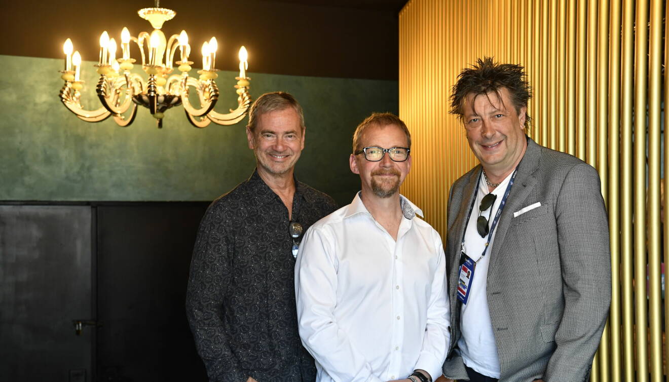 Christer Björkman, Anders Lenhoff och Ola Melzig presenterar ett nytt koncept; The American Song Contest.