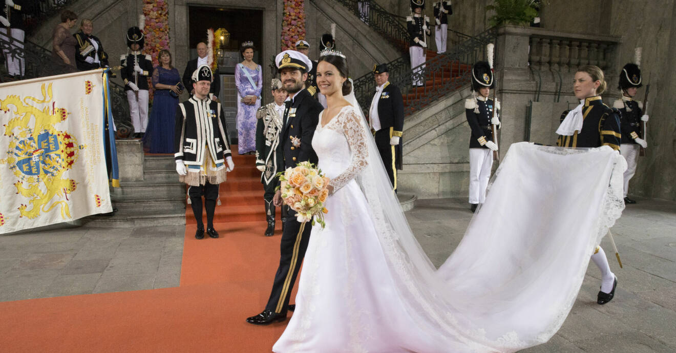 Prins Carl Philip gifter sig med Sofia Hellqvist i Stockholm 2015.