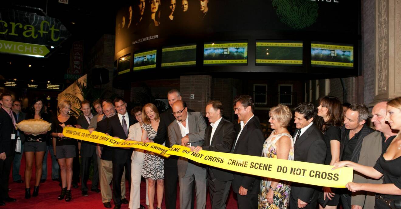 Invigning av CSI Experience i Las Vegas